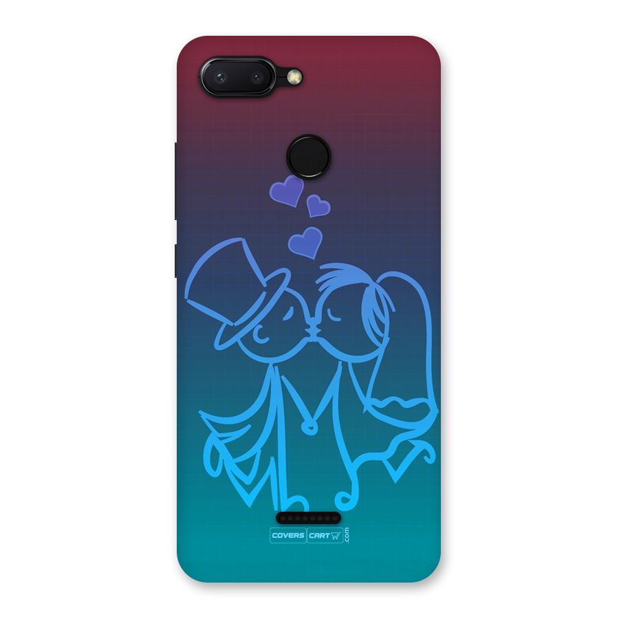 Cute Love Back Case for Redmi 6