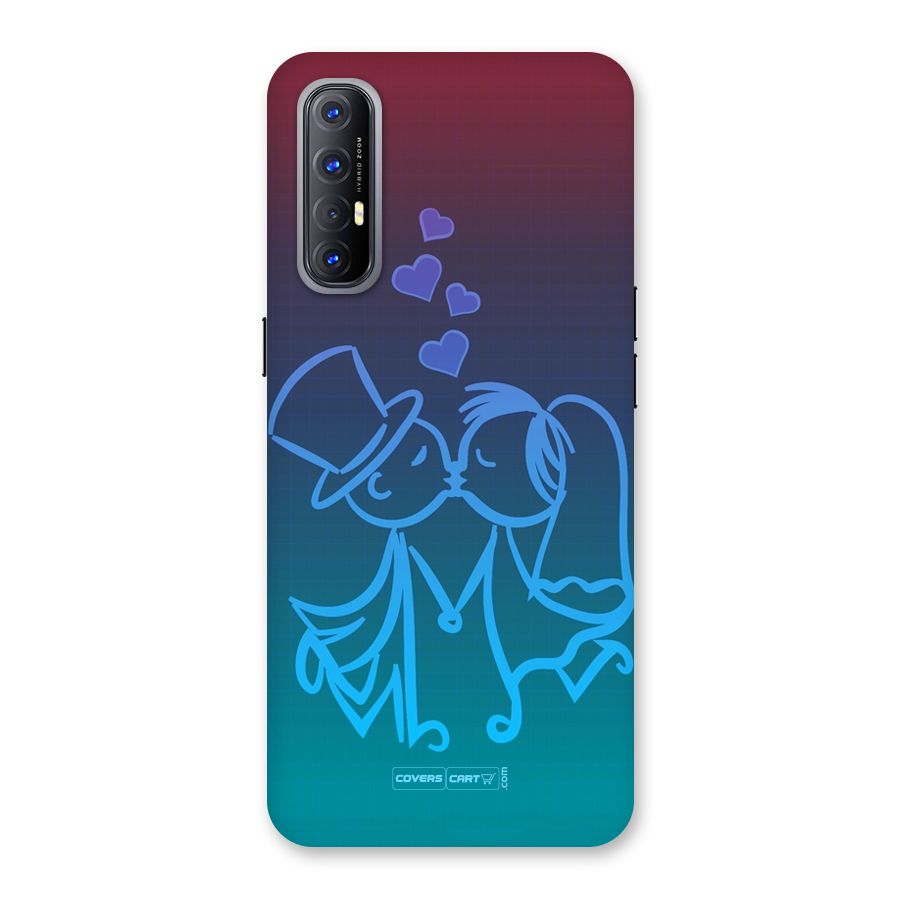 Cute Love Back Case for Reno3 Pro