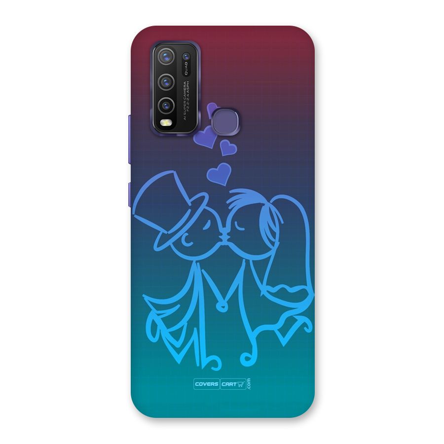 Cute Love Back Case for Vivo Y50