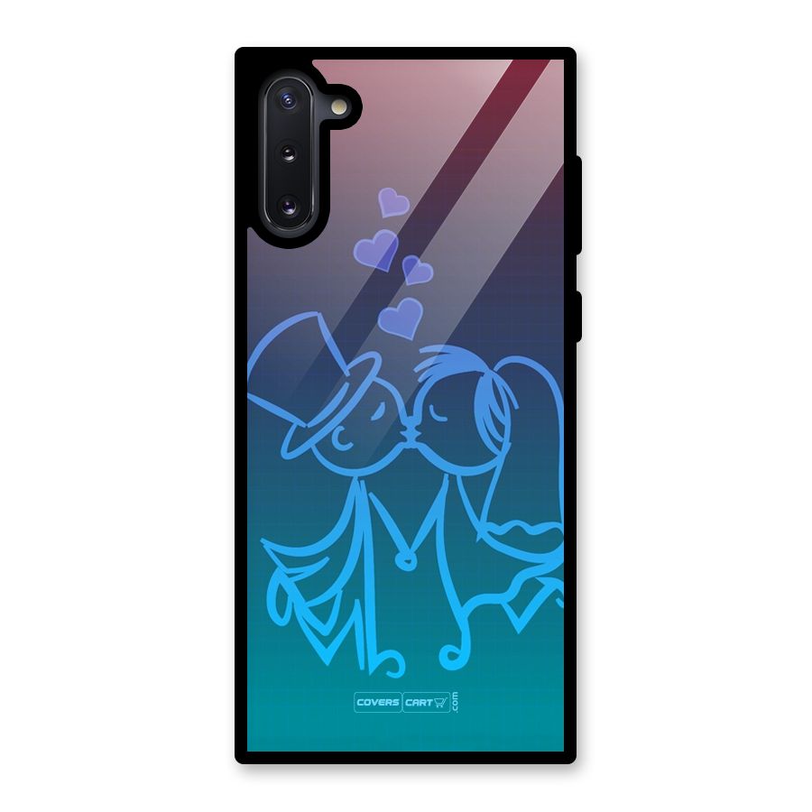 Cute Love Glass Back Case for Galaxy Note 10
