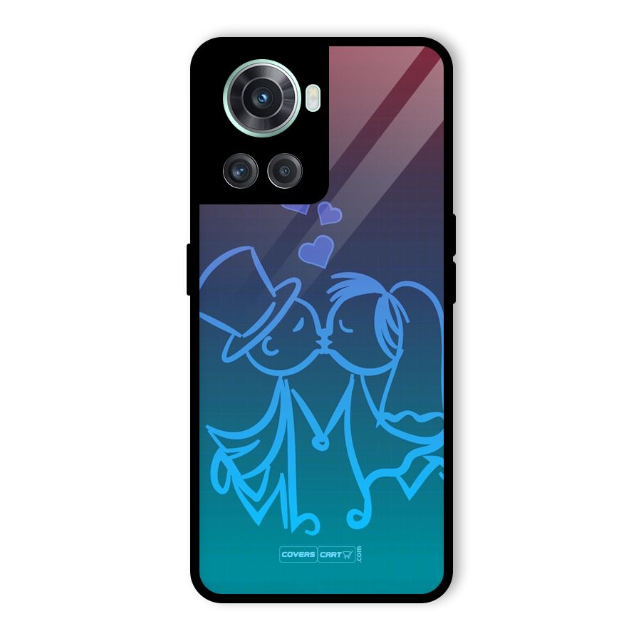 Cute Love Glass Back Case for OnePlus 10R