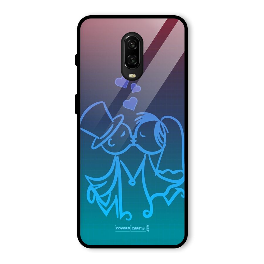Cute Love Glass Back Case for OnePlus 6T