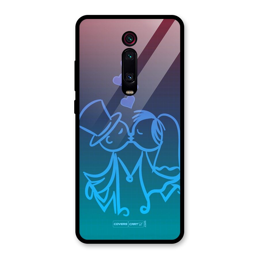 Cute Love Glass Back Case for Redmi K20