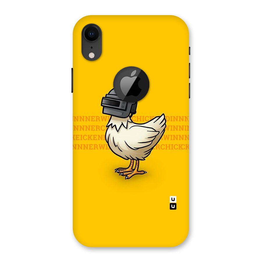 Cute Mask Back Case for iPhone XR Logo Cut