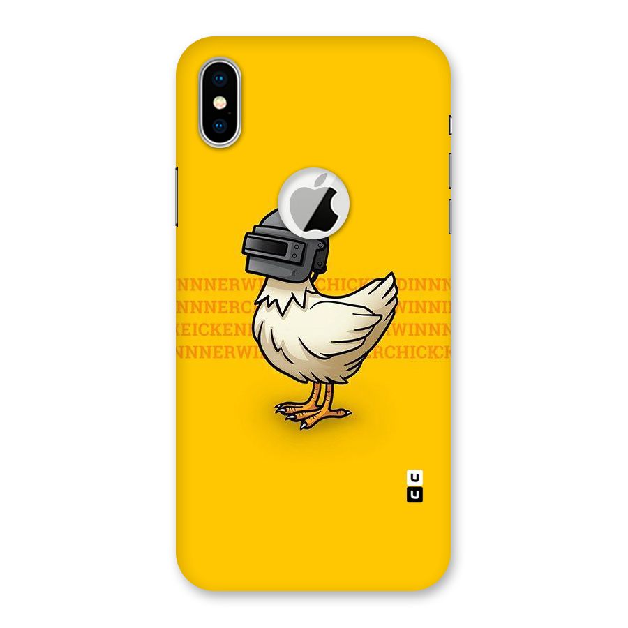 Cute Mask Back Case for iPhone X Logo Cut