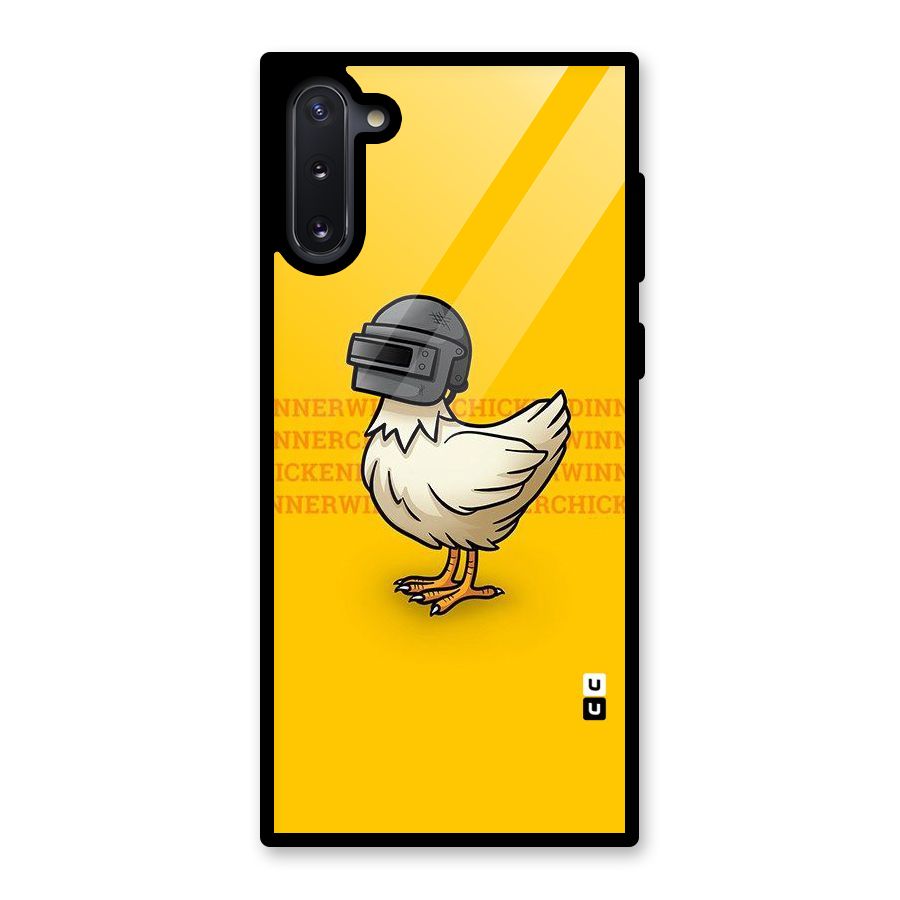 Cute Mask Glass Back Case for Galaxy Note 10