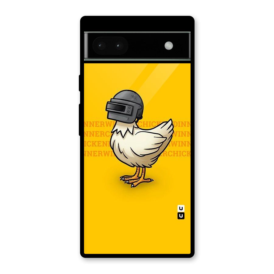 Cute Mask Glass Back Case for Google Pixel 6a