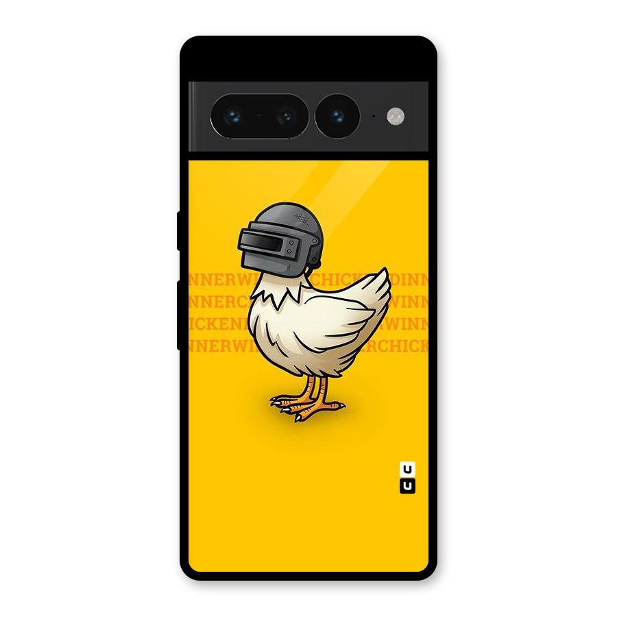 Cute Mask Glass Back Case for Google Pixel 7 Pro