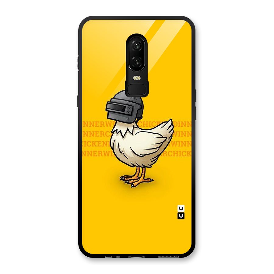 Cute Mask Glass Back Case for OnePlus 6