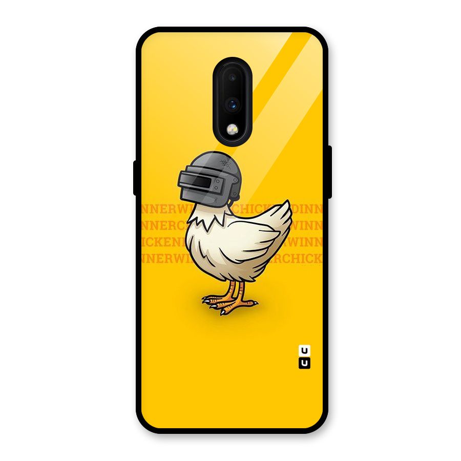 Cute Mask Glass Back Case for OnePlus 7