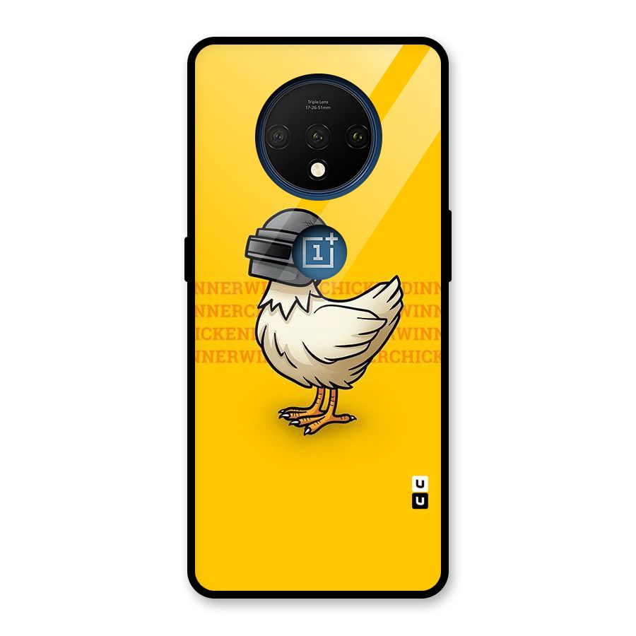 Cute Mask Glass Back Case for OnePlus 7T