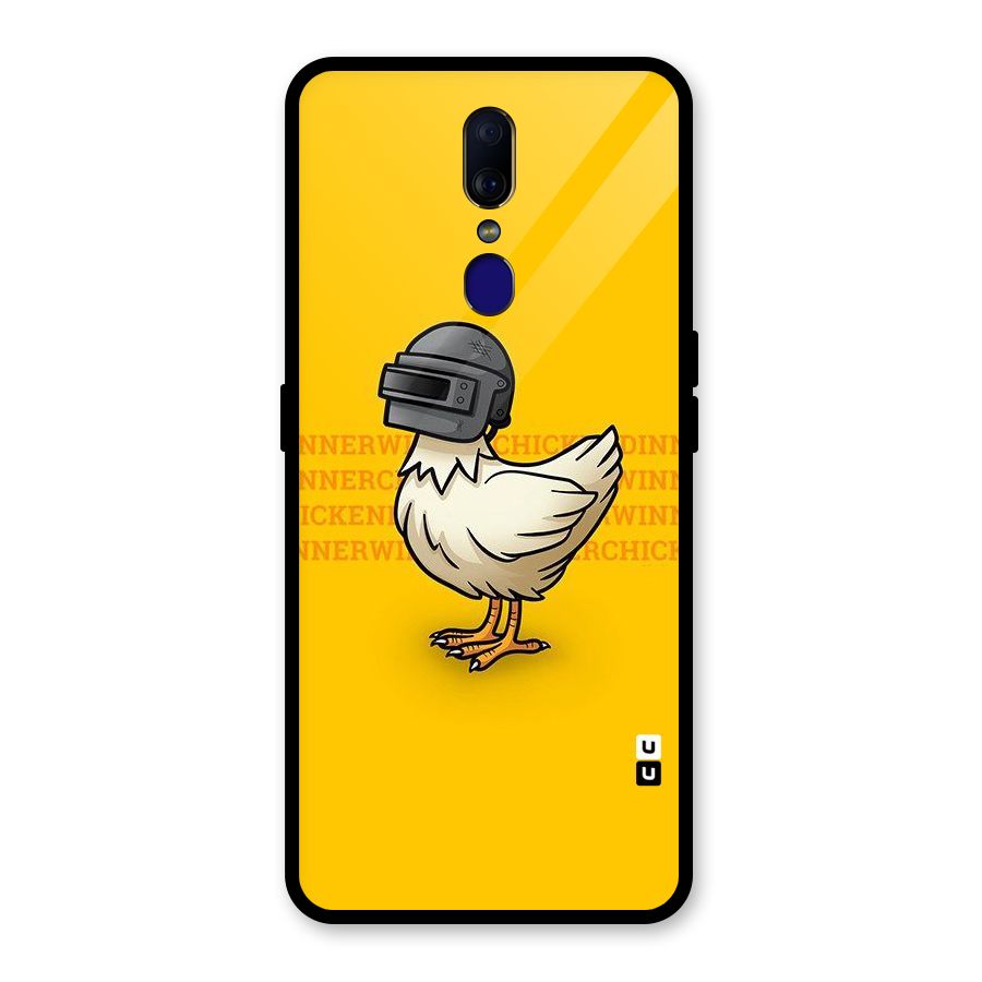 Cute Mask Glass Back Case for Oppo F11