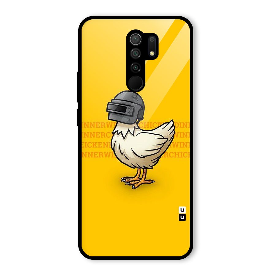 Cute Mask Glass Back Case for Poco M2