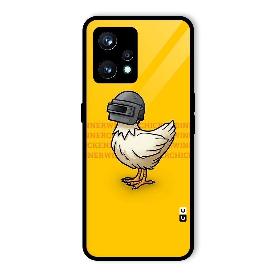 Cute Mask Glass Back Case for Realme 9 Pro Plus 5G