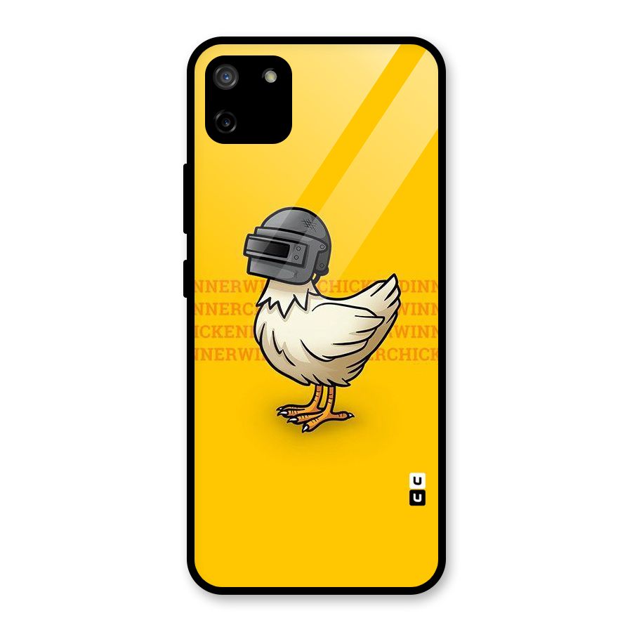 Cute Mask Glass Back Case for Realme C11
