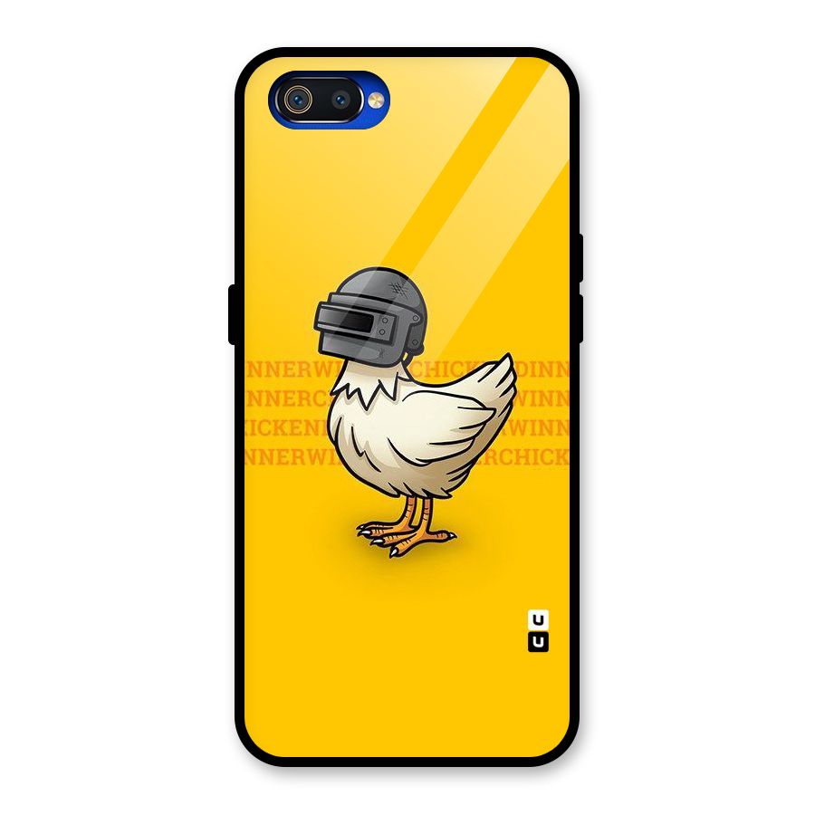 Cute Mask Glass Back Case for Realme C2