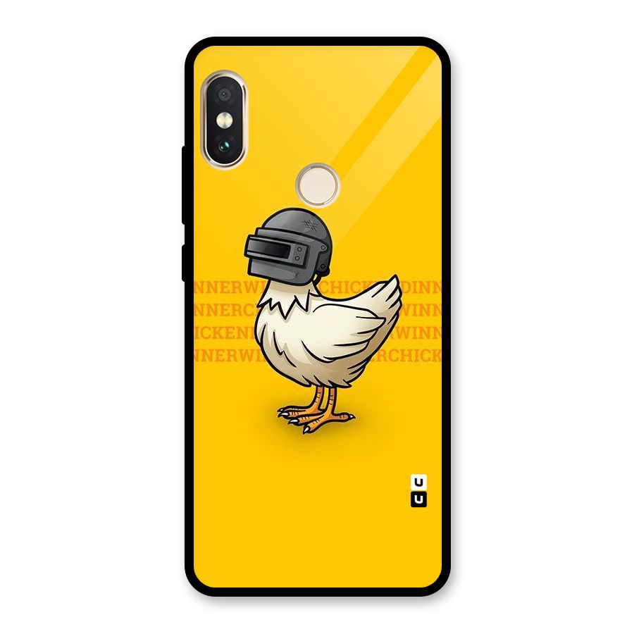 Cute Mask Glass Back Case for Redmi Note 5 Pro