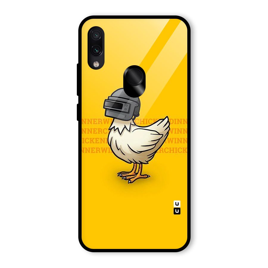 Cute Mask Glass Back Case for Redmi Note 7 Pro