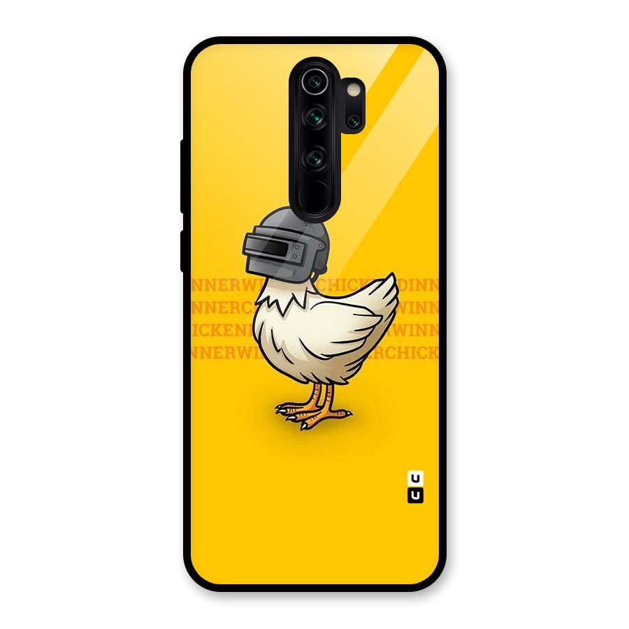 Cute Mask Glass Back Case for Redmi Note 8 Pro