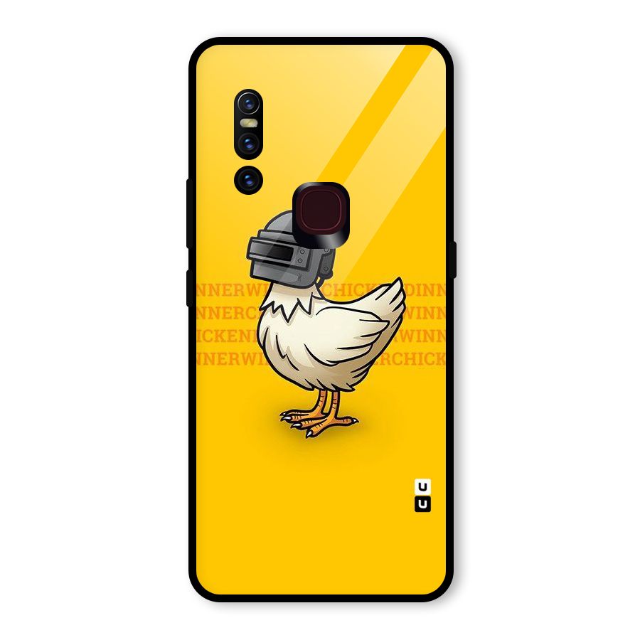 Cute Mask Glass Back Case for Vivo V15