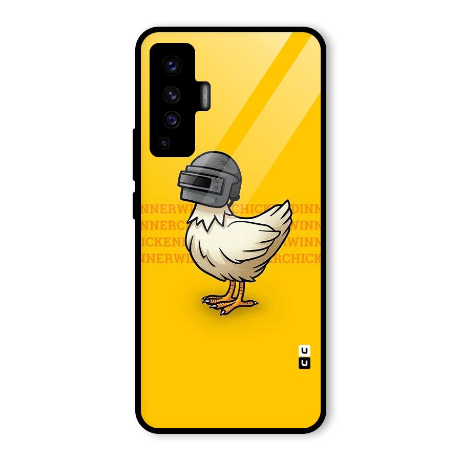 Cute Mask Glass Back Case for Vivo X50