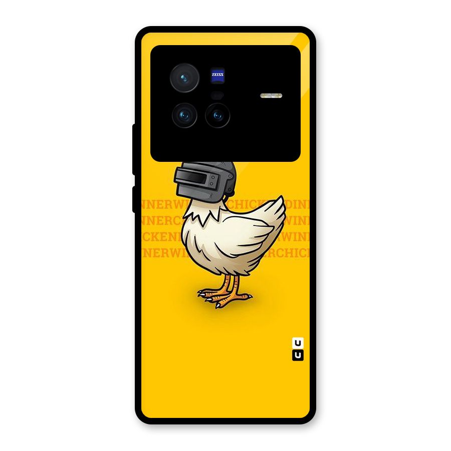 Cute Mask Glass Back Case for Vivo X80