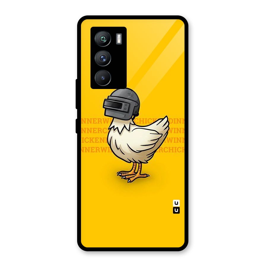 Cute Mask Glass Back Case for Vivo iQOO 9 SE