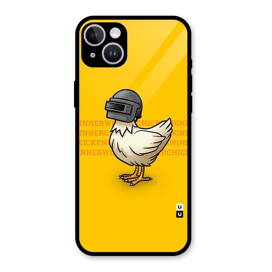Cute Mask Glass Back Case for iPhone 14 Plus