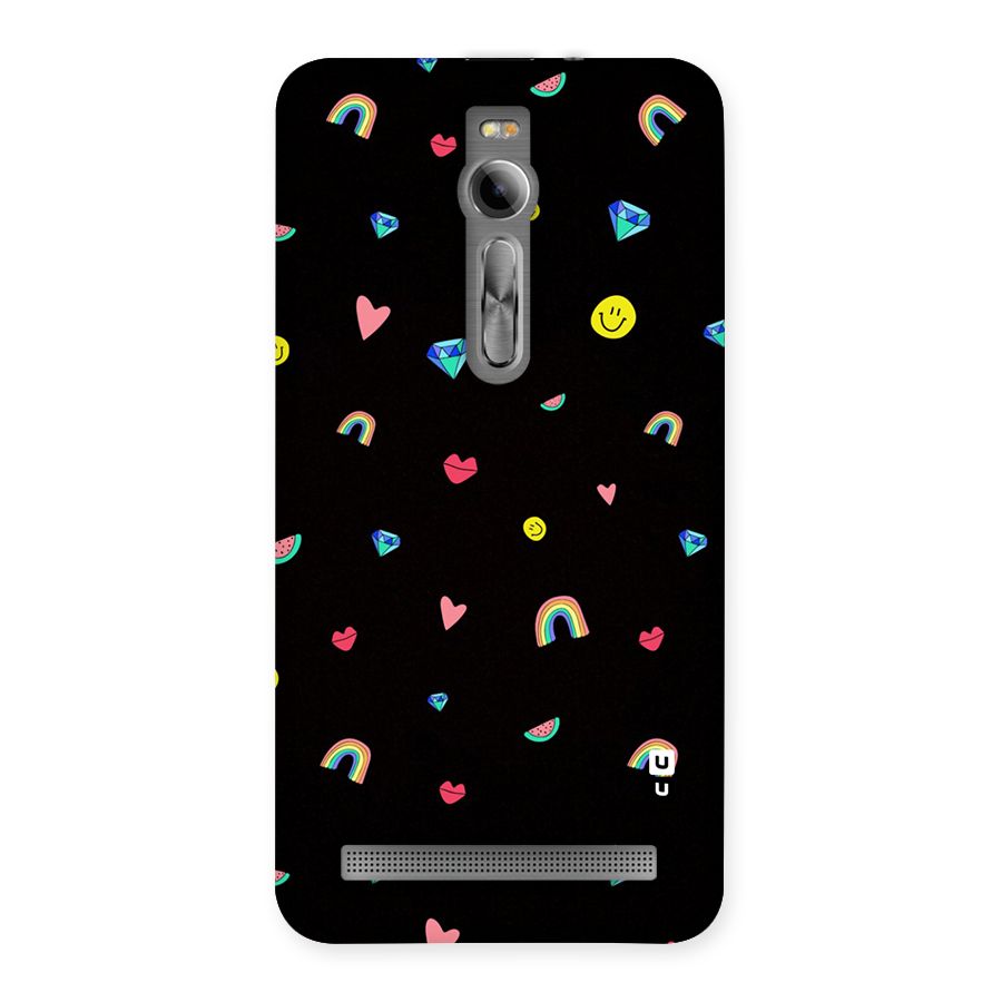 Cute Multicolor Shapes Back Case for Asus Zenfone 2