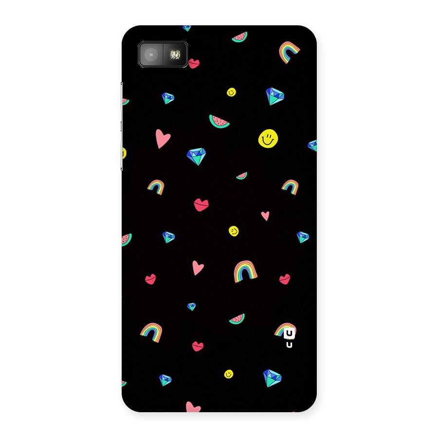 Cute Multicolor Shapes Back Case for Blackberry Z10