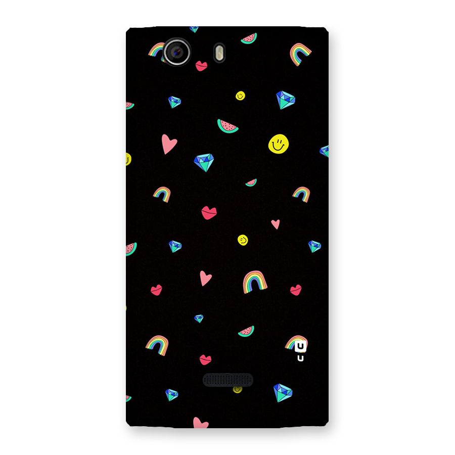 Cute Multicolor Shapes Back Case for Canvas Nitro 2 E311