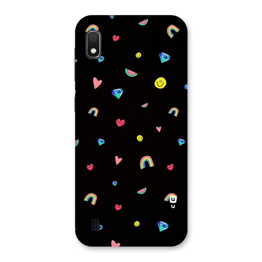 Cute Multicolor Shapes Back Case for Galaxy A10