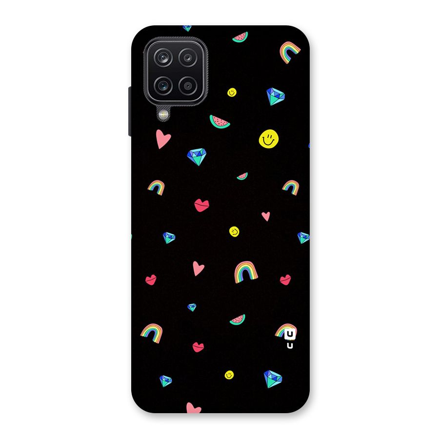 Cute Multicolor Shapes Back Case for Galaxy A12