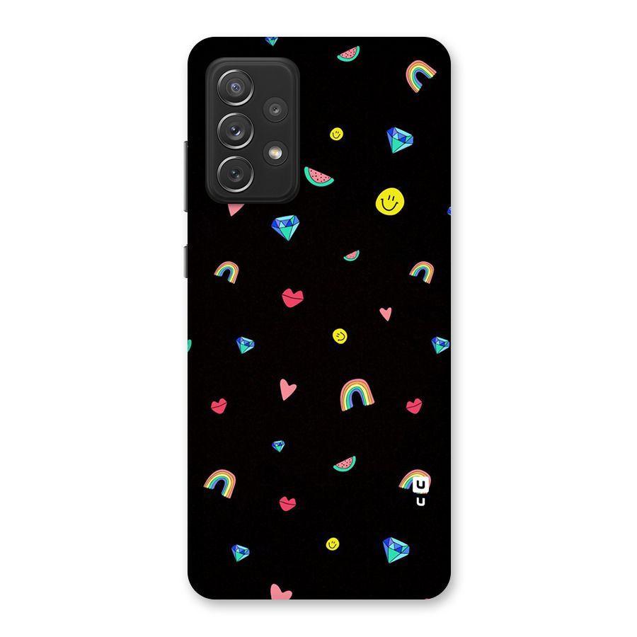 Cute Multicolor Shapes Back Case for Galaxy A72