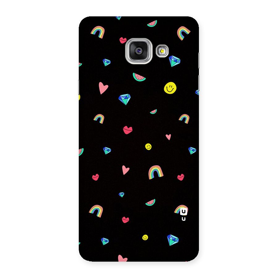 Cute Multicolor Shapes Back Case for Galaxy A7 2016
