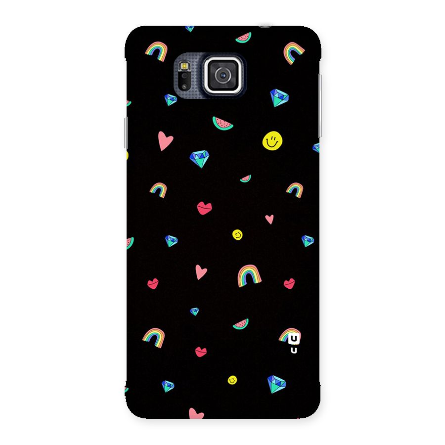 Cute Multicolor Shapes Back Case for Galaxy Alpha