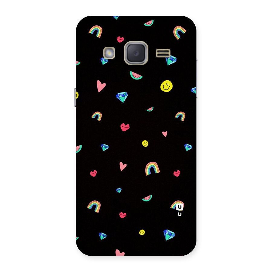 Cute Multicolor Shapes Back Case for Galaxy J2
