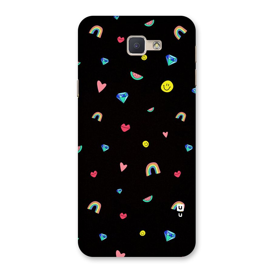 Cute Multicolor Shapes Back Case for Galaxy J5 Prime