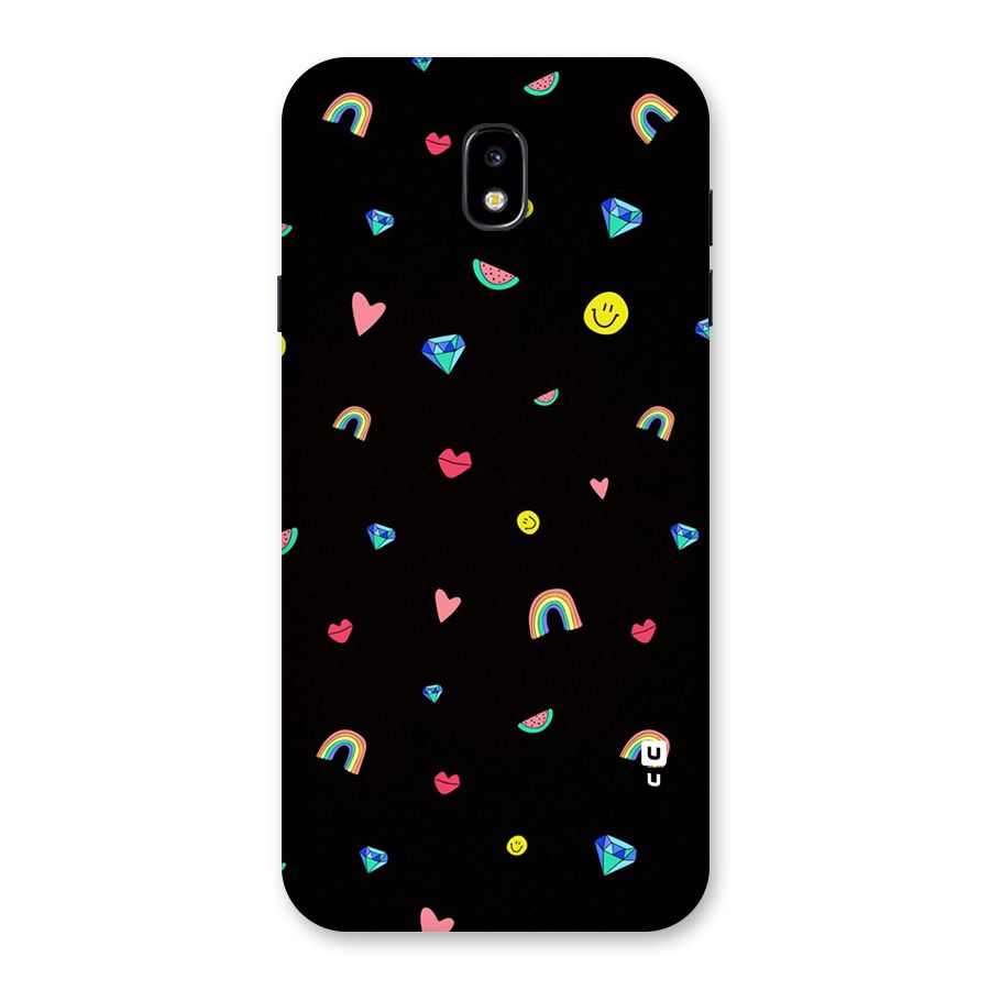 Cute Multicolor Shapes Back Case for Galaxy J7 Pro