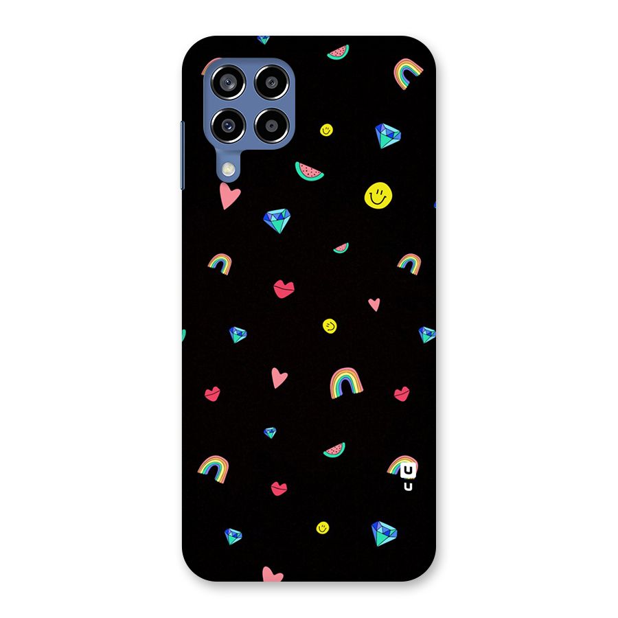 Cute Multicolor Shapes Back Case for Galaxy M53 5G