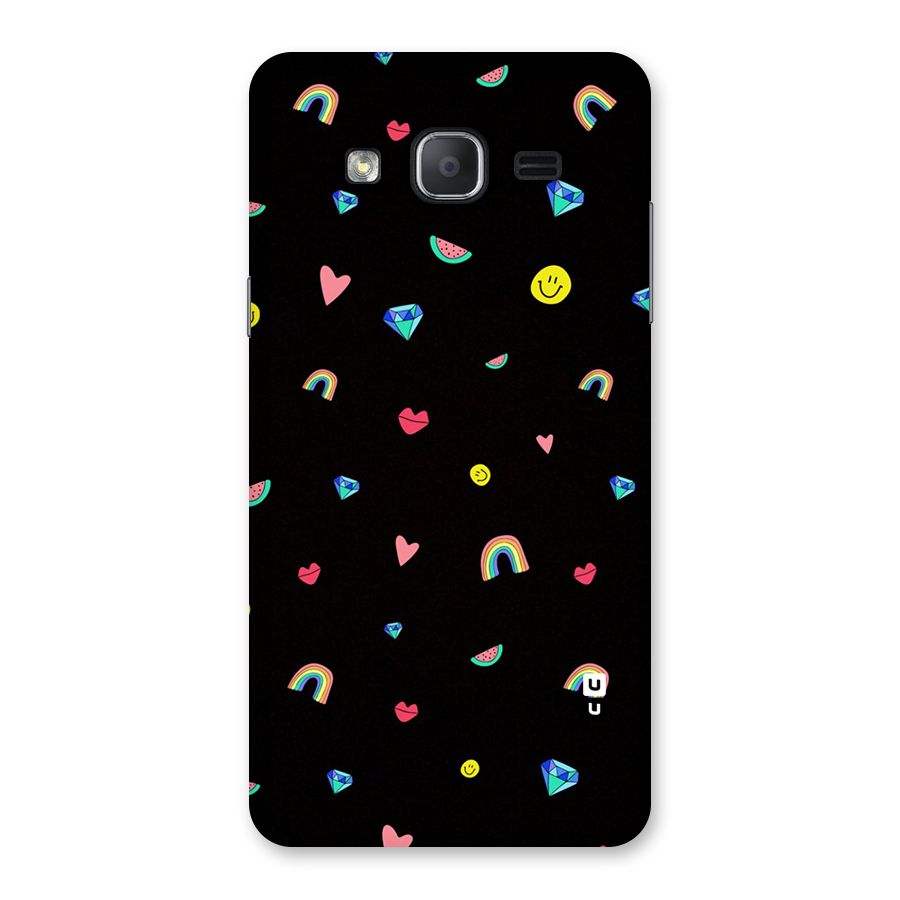 Cute Multicolor Shapes Back Case for Galaxy On7 Pro