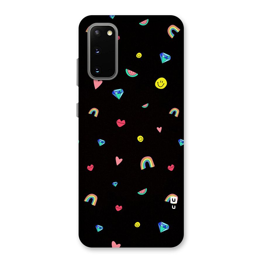 Cute Multicolor Shapes Back Case for Galaxy S20
