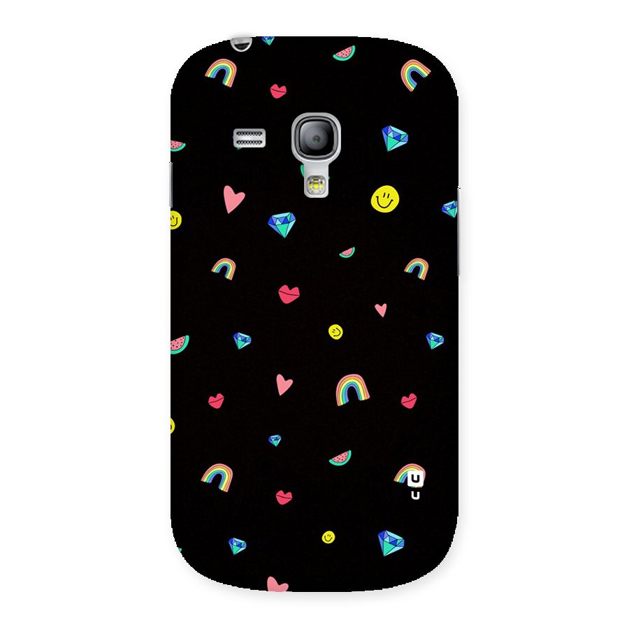 Cute Multicolor Shapes Back Case for Galaxy S3 Mini