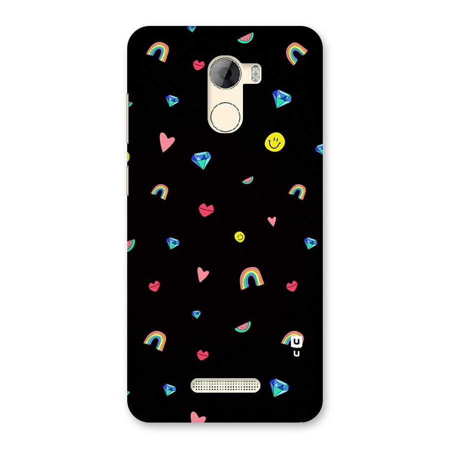Cute Multicolor Shapes Back Case for Gionee A1 LIte