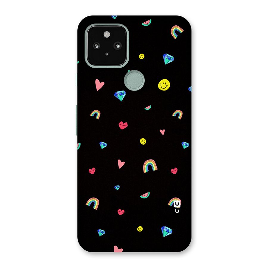 Cute Multicolor Shapes Back Case for Google Pixel 5