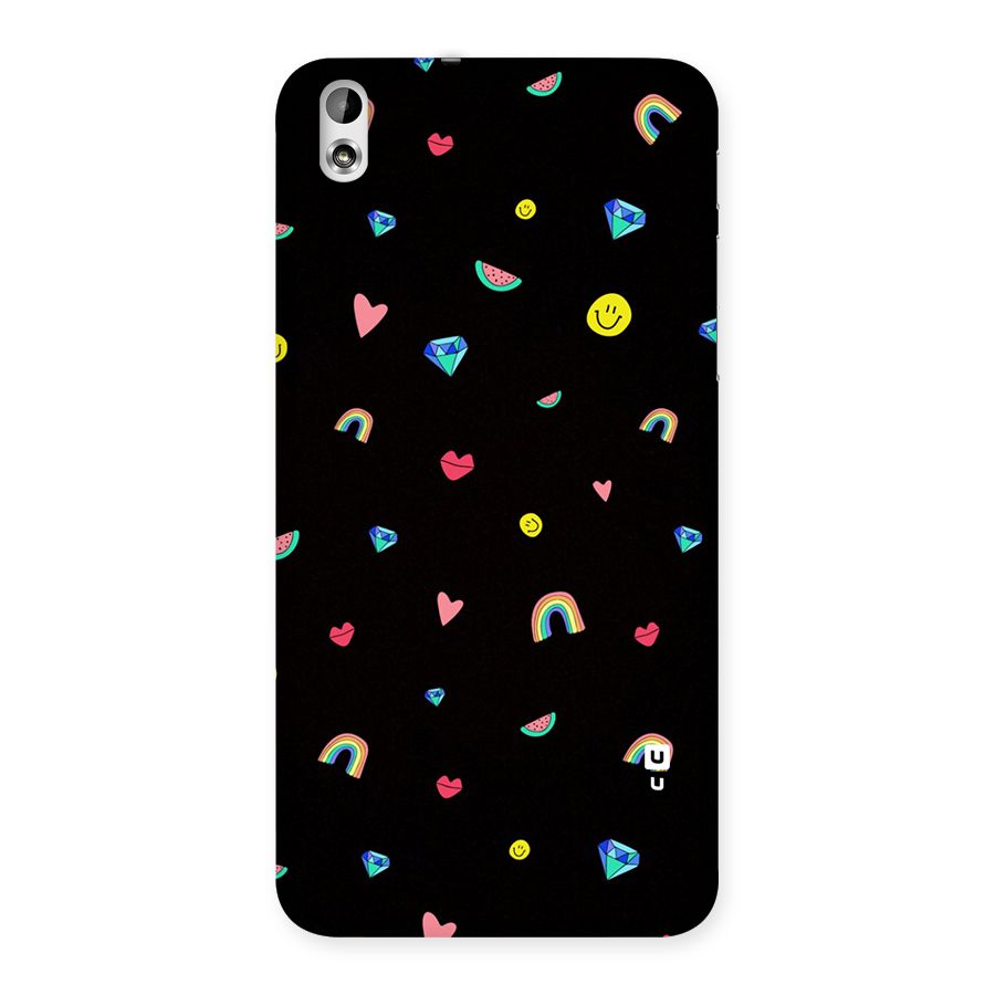 Cute Multicolor Shapes Back Case for HTC Desire 816g