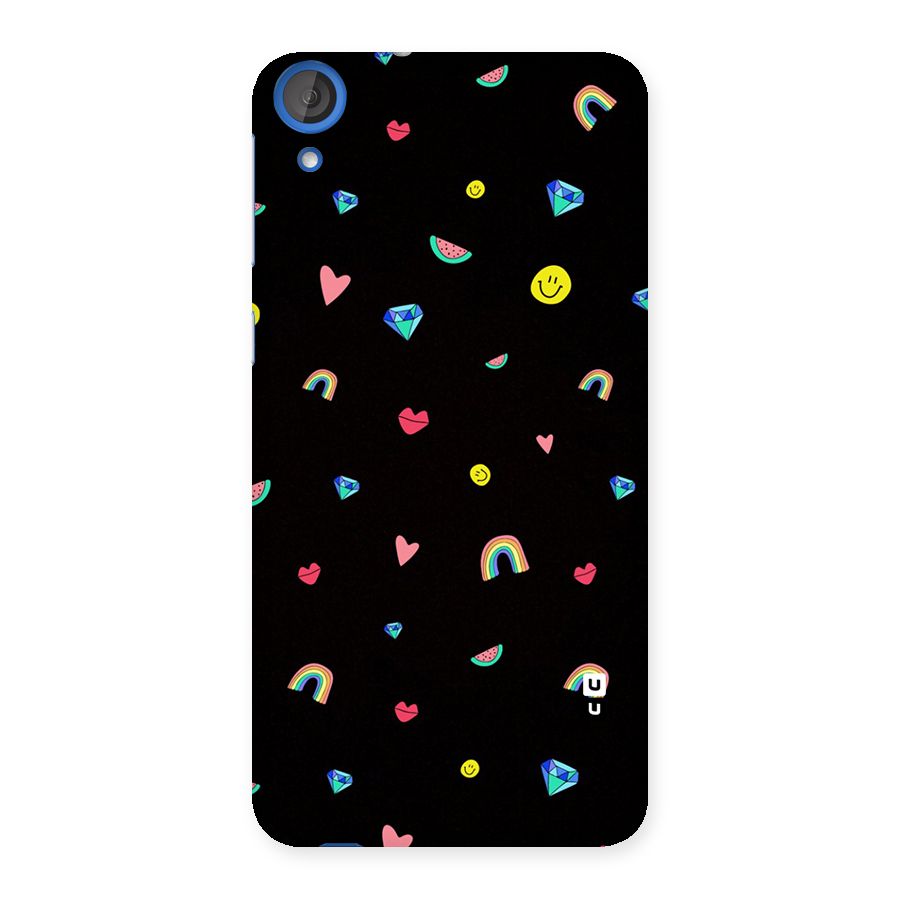 Cute Multicolor Shapes Back Case for HTC Desire 820s