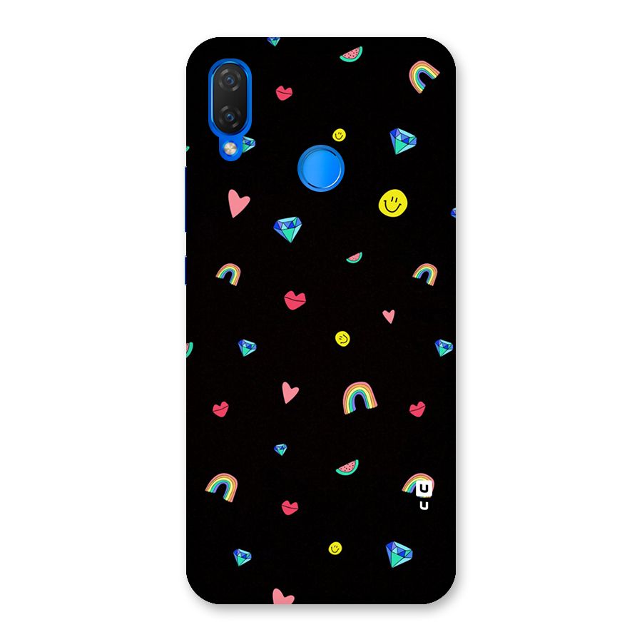 Cute Multicolor Shapes Back Case for Huawei Nova 3i