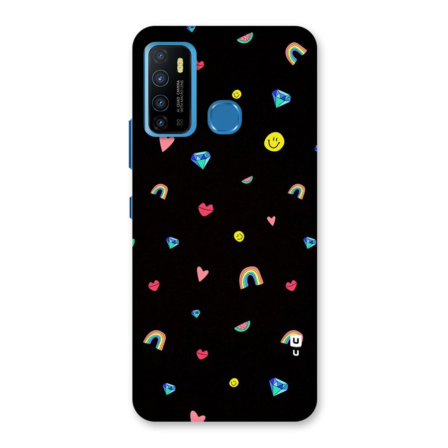 Cute Multicolor Shapes Back Case for Infinix Hot 9