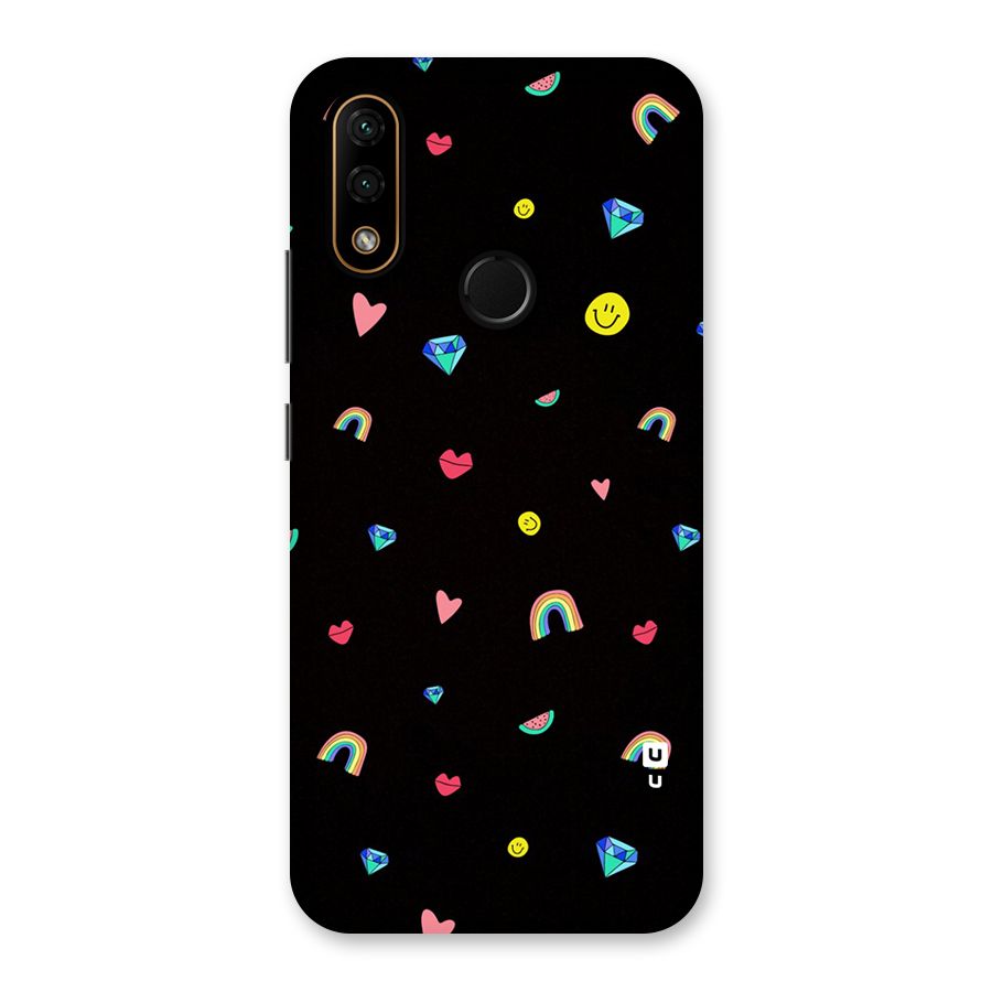 Cute Multicolor Shapes Back Case for Lenovo A6 Note